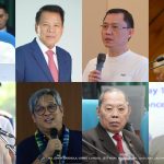 From left top to bottom right: Zaldy Co, Edwin Gardiola, James Ang Jr., Jernie Nisay, Augustina Pancho, Joseph Lara, Francisco Matugas, Noel Rivera